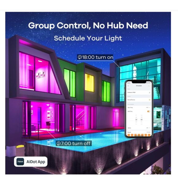 Linkind Wi-Fi Smart Light Bulb 2 Pack NEW IN BOX - Picture 6 of 8